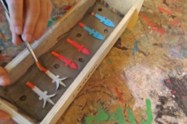 Painting Arrow Heads